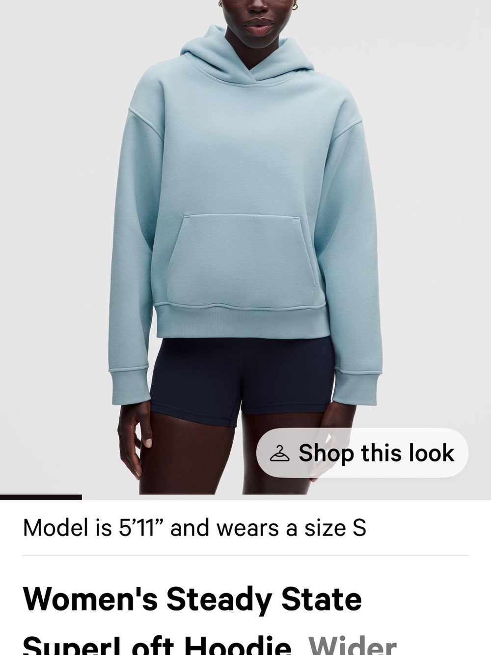 lululemon athletica Steady State SuperLoft Hoodie - Seafoam